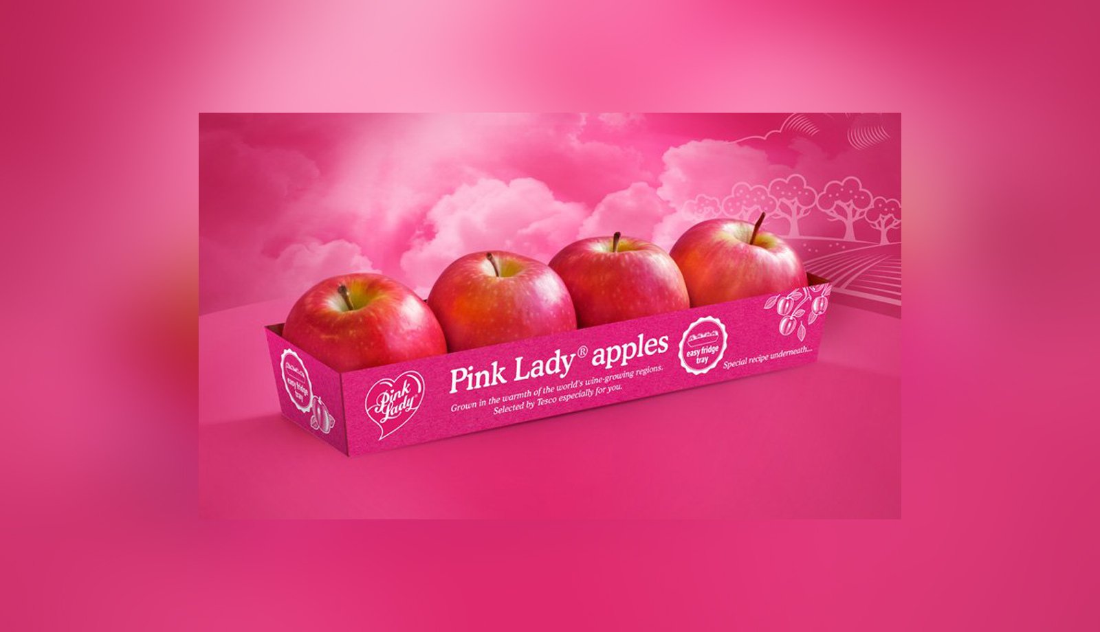 New look for Pink Lady® in Tesco